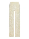 Jil Sander Fluid Straight Long Trousers With Side Zip Opening In Nude & Neutrals