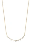 Miranda Frye Grace Cubic Zirconia Necklace In Gold