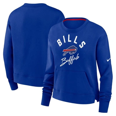 Nike Women's Team (nfl Buffalo Bills) High-hip Crew In Blue