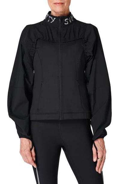 Sweaty Betty Therma Boost Kinetic Run Jacket In Black