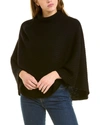 FORTE CASHMERE CIRCULAR WOOL & CASHMERE-BLEND PONCHO