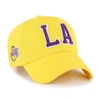 47 '47 GOLD LOS ANGELES LAKERS HAND OFF CLEAN UP ADJUSTABLE HAT
