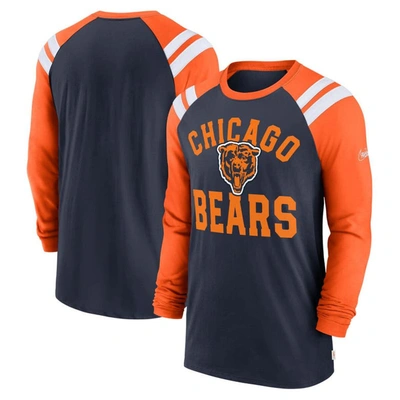 Nike Chicago Bears Classic Arc Fashion  Men's Nfl Long-sleeve T-shirt In Blue