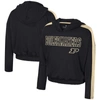 COLOSSEUM GIRLS YOUTH COLOSSEUM BLACK PURDUE BOILERMAKERS ILLUMINATION LONG SLEEVE HOODIE T-SHIRT
