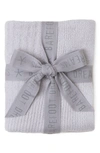 Barefoot Dreams Ribbed Blanket In Oyster