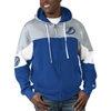 Starter Men's  Blue, Gray Tampa Bay Lightning Power Forward Full-zip Hoodie In Blue