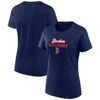 Fanatics Branded Heather Navy New Orleans Pelicans League Leader Tri-blend T-shirt In Navy