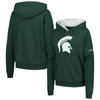 Stadium Athletic Women's  Kelly Green Notre Dame Fighting Irish Big Logo Pullover Hoodie In Green