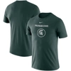 NIKE NIKE GREEN MICHIGAN STATE SPARTANS TEAM ISSUE LEGEND PERFORMANCE T-SHIRT