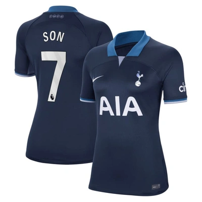 Nike Son Heung-min Tottenham Hotspur 2023/24 Stadium Away  Women's Dri-fit Soccer Jersey In Blue