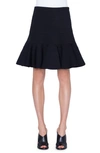 AKRIS PUNTO TIERED FLARE JERSEY SKIRT