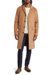 SCOTCH & SODA CLASSIC RECYCLED POLYESTER & WOOL OVERCOAT