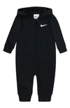 Nike Essentials Hooded Coverall Baby Coverall In Black