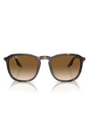 RAY BAN 52MM SQUARE SUNGLASSES