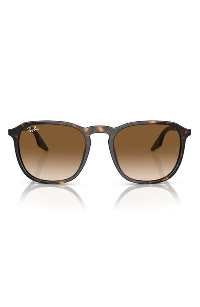 Ray Ban Ray-ban Square Sunglasses, 52mm In Havana/brown Gradient