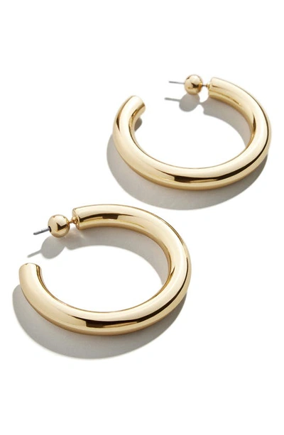 Baublebar Breanna C Hoop Earrings In Gold Tone