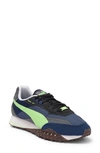 Puma Blacktop Rider Lithium Sneaker In Inky Blue-persian Blue