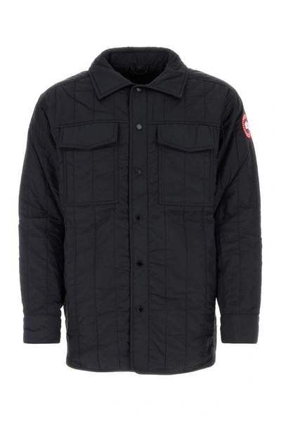 Canada Goose Man Black Nylon Carlyle Padded Jacket