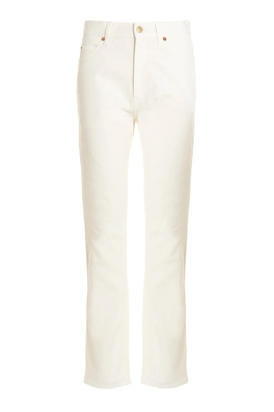 Gucci Horsebit Denim Jeans In White
