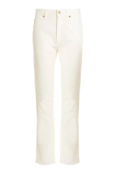 Gucci White Morsetto Jeans