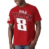 Starter Red Kyle Busch Special Teams T-shirt In Red