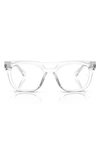 Ray Ban Phil 54mm Square Optical Glasses In Transparent