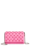 Christian Louboutin Paloma Empire Calfskin Clutch In P895 Glam/ Glam