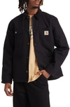 Carhartt Michigan Coat (winter) In Black / Black Rigid