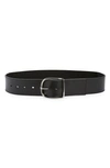 Nordstrom Double Loop Trouser Belt In Black