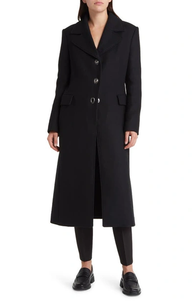 Hugo Boss Clafa Toggle Front Coat In Black