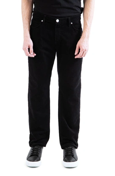 Monfrere Men's Baggy Stretch Five-pocket Jeans In Noir