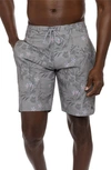 Travismathew Western Way Board Shorts In Heather Sleet