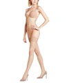 FALKE INVISIBLE DELUXE STAY UP STOCKINGS IN POWDER