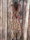 La Moda Clothing Low V Dress In Red In Red