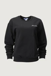Paradised Geo P Crew Top In Black In Black