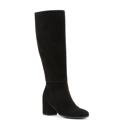 La Canadienne Jamie Suede Boots In Black