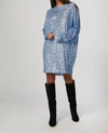 In The Mood For Love Alexandra Dress In Blue In Blue