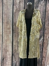 L & B Creations Sequin Duster In Gold In Gold
