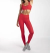 Heroine Sport Destiny Legging In Red In Red