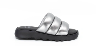 Cougar Julep Slide In Metallic Silver In Grey