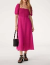 Ba&sh Sasha Smocked Dress In Pink