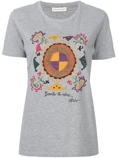 Etro Graphic Printed T-shirt In Grey