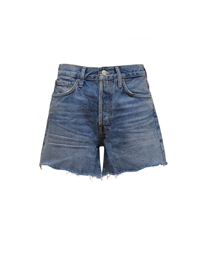 Agolde Dee Vintage High Rise Short In Blue