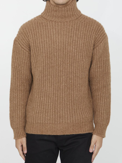 Roberto Collina Alpaca Jumper In Beige