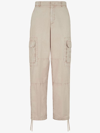 FENDI BEIGE COTTON TROUSERS