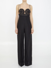 STELLA MCCARTNEY BRODERIE ANGLAISE BUSTIER JUMPSUIT