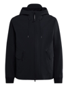 C.p. Company C.p.company Technical Fabric Hooded Jacket In Black