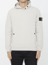 STONE ISLAND COMPASS PATCH COTTON HOODIE