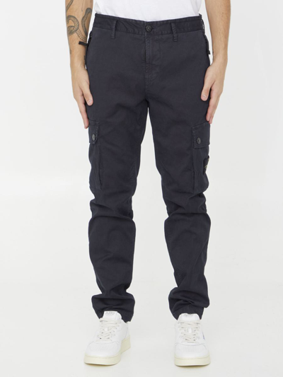 Stone Island Regular Trousers In Blue