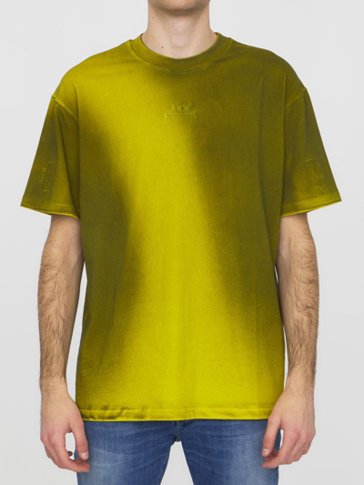A-cold-wall* Gradient T-shirt In Yellow
